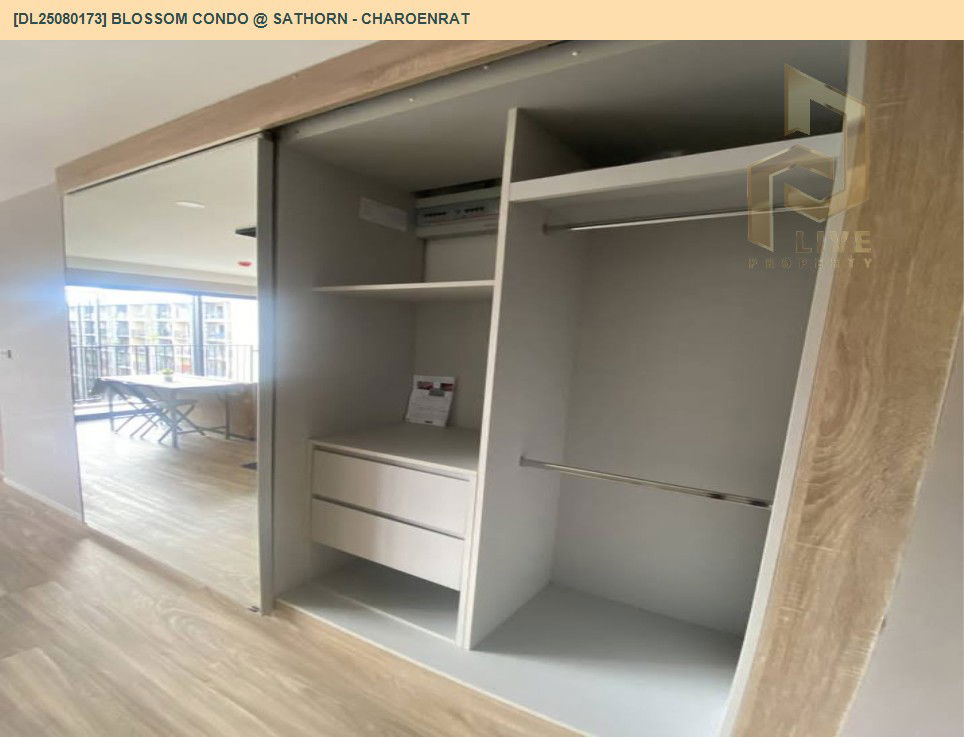 picture DL25080173 Condo for rent, Blossom Condo @ Sathorn - Charoenrat near BTS Surasak, ready to move in, call urgently 0656133286 LineID @534wlwof - 8/16