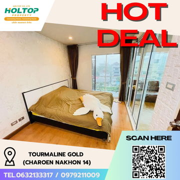 #R5566  🎉 060868 Condo for rent Tourmaline Gold (Charoen Nakhon 14)
