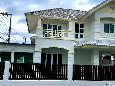 Houses for rent : Single house  for rent Baan Suan Racha Project, Kaset-Nawamin