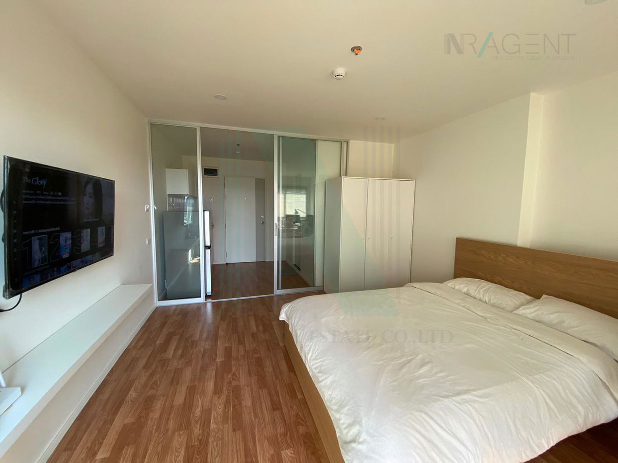picture 🔺 For Rent Condo LUMPINI VILLE PHATANAKAN - SRINAKARIN Building 1, Floor 9,Studio, Room size 26 sqm - 6/8