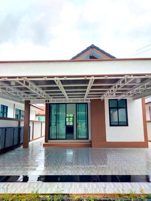บ้านเดี่ยว ชลบุรี : บ้านเดี่ยวชั้นเดียว สไตล์ Modern พร้อมอยู่ 