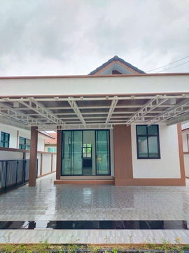 บ้านเดี่ยวชั้นเดียว สไตล์ Modern พร้อมอยู่ 