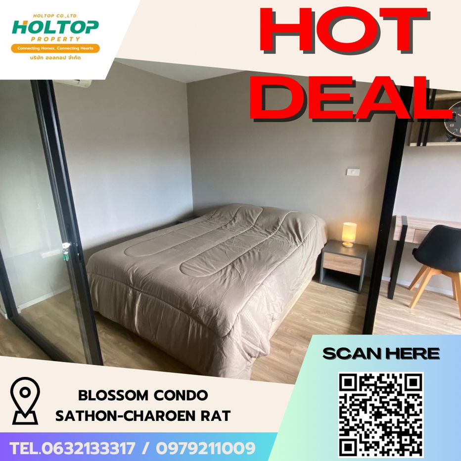 picture #R5564  🎉 060868 Condo for rent Blossom Condo Sathon-Charoen Rat - 1/10