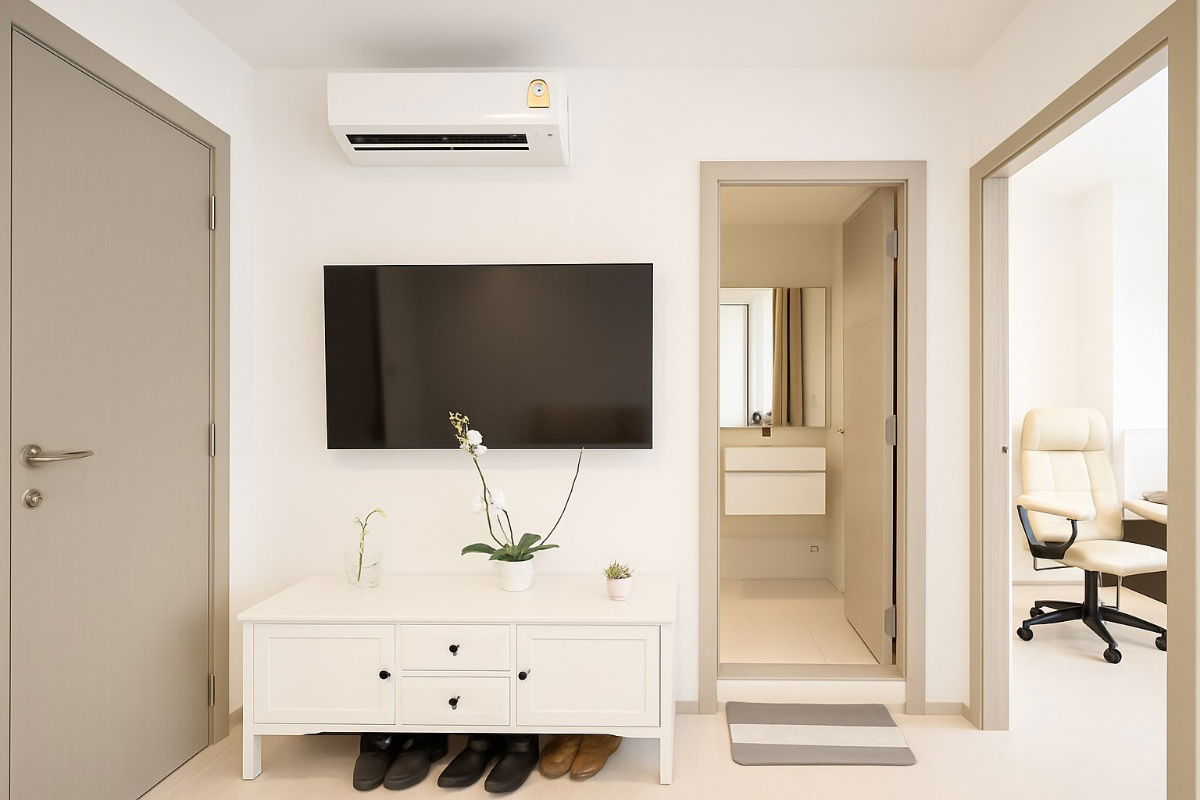 รูป 🔥🔥Best price!! Garden view 1b1b 3.95mb - Life Asoke - Rama 9 📞Call 096 896 5953 - รูปที่ 2/6