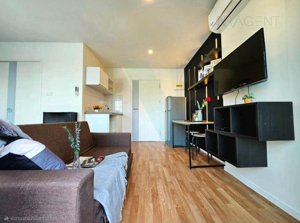 picture 🔺 For Rent Condo LUMPINI VILLE RATBURANA - RIVERVIEW 2 Building A, Floor 5,Studio, Room size 23 sqm - 6/8
