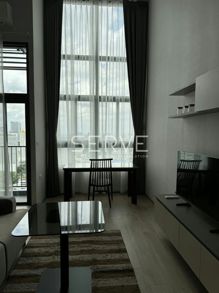 picture Duplex 1 Bed Luxury Room Super High Floor Fully furnished Good Location Close To MRT Rama 9  @ ideo Rama 9 - Asoke - 4/7