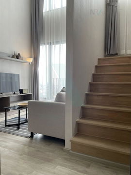 📌 For Rent Condo IDEO MOBI SUKHUMVIT EASTPOINT Building B, Floor 27,Duplex, Room size 50 sqm