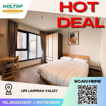 #Z1812💥060868🔥 Condo for rent: Life Ladprao Valley