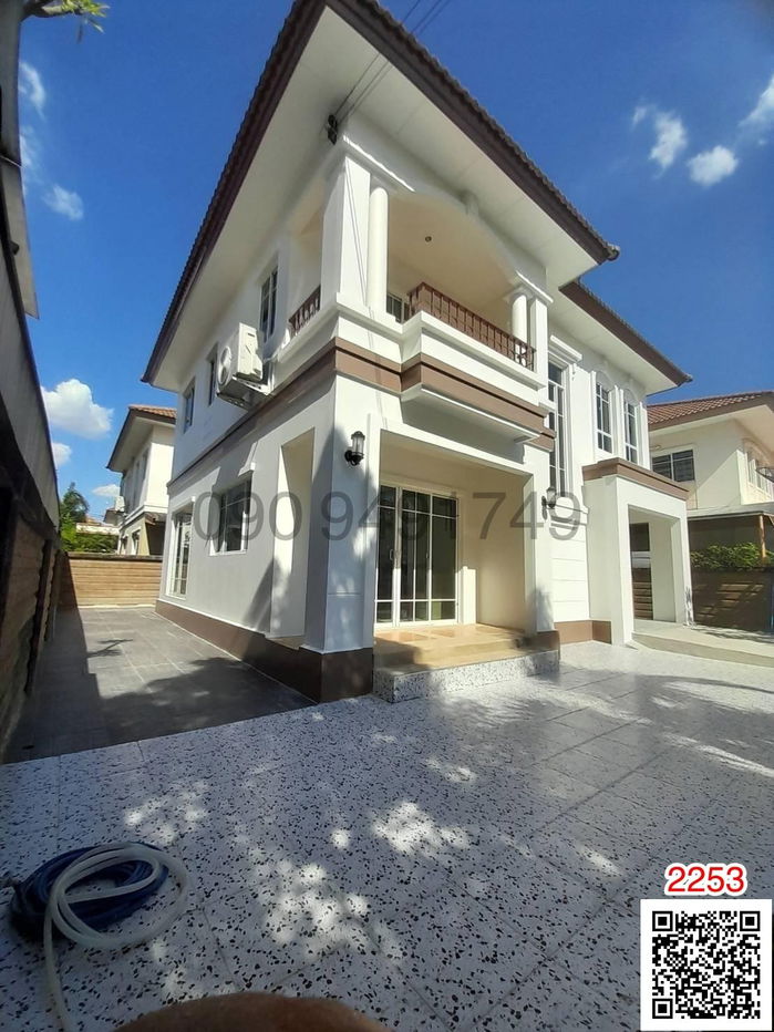 picture Single house for rent, Phasorn Prestige On Nut, beautiful house, ready to move in - 2/17
