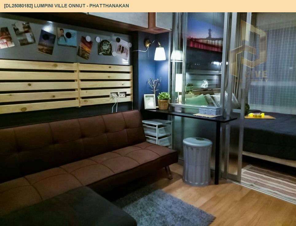 รูป DL25080182 ให้เช่าคอนโด ลุมพินี วิลล์ อ่อนนุช - พัฒนาการ (LUMPINI VILLE ONNUT - PHATTHANAKAN) ใกล้ - พร้อมเข้าอยู่ โทรด่วน 0638692663 LineID @655ebbvc - รูปที่ 5/24