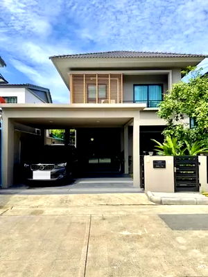 เช่าบ้านเดี่ยว นิคมบางปู(เหนือ) : ให้เช่าบ้านเดี่ยว โคโม่ โบทานิก้า บางนา ใกล้เมกาบางนา BRE25110