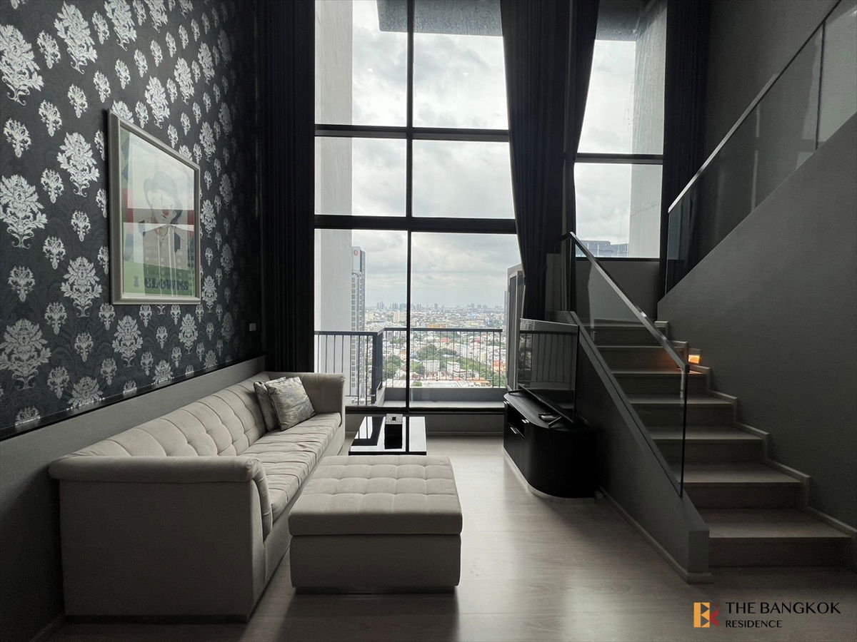 รูป Rhythm Sukhumvit 44/1 ✨ ห้อง Duplex Rare View แม่น้ำบางกระเจ้า 🌊 ใกล้ BTS พระโขนง - รูปที่ 2/9
