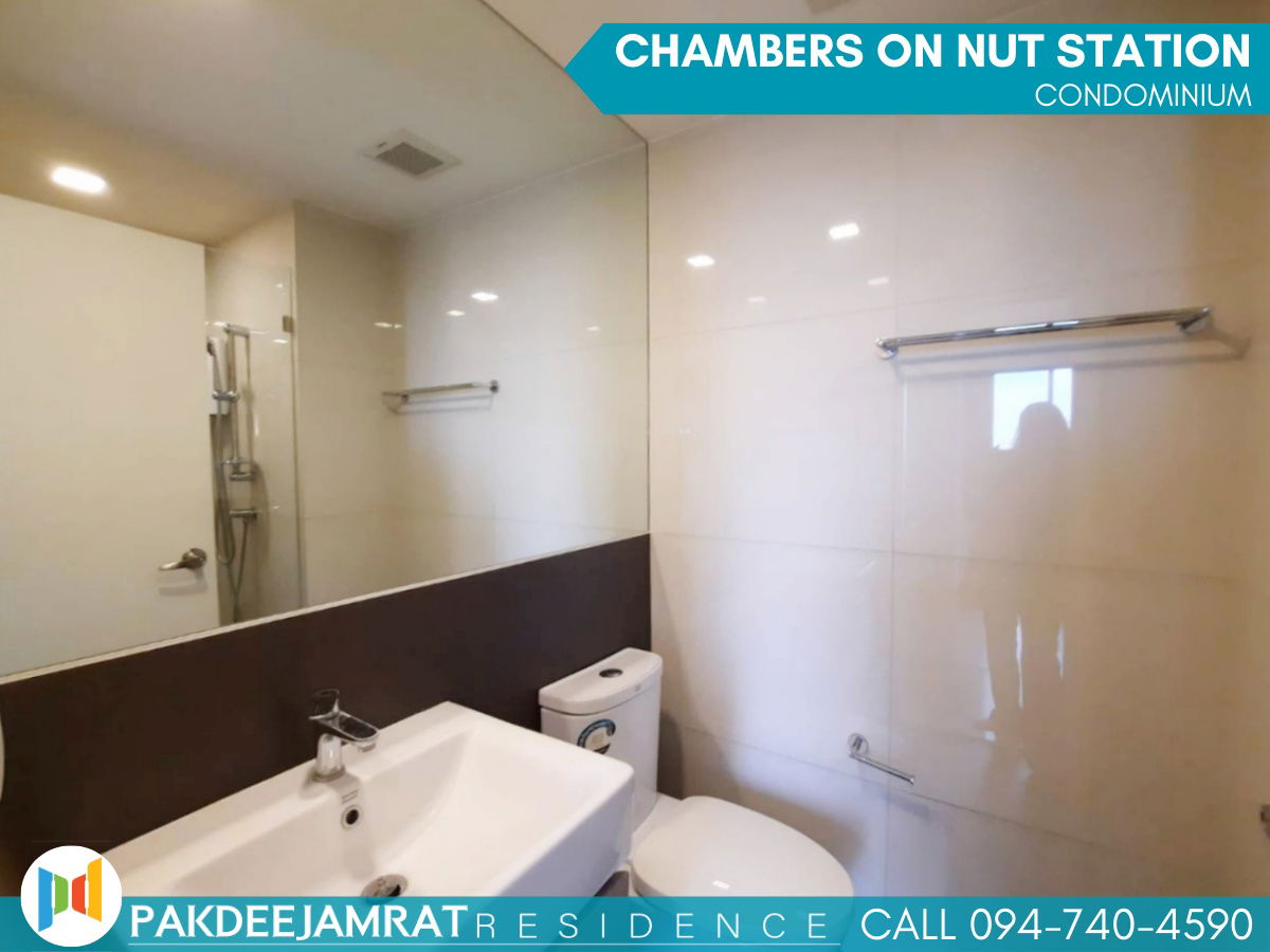 รูป 🅵🅾️🆁 🆁🅴🅽🆃  CHAMBERS On Nut Station 1 ห้องนอน 1 ห้องน้ำ  ขนาด 28 ตร.ม. 14,500 บาท / เดือน - รูปที่ 7/11