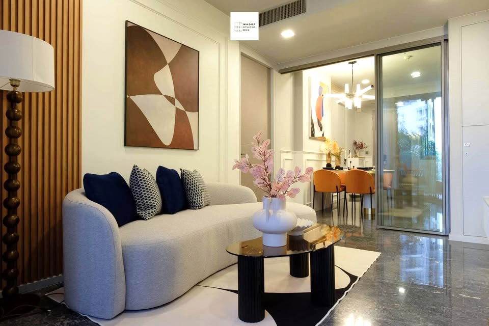 picture TA4873📲Line ID @556ryccg 🐶74 sqm 2 Bedroom Floor 3 Ashton Residence41 - Sukhumvit 41 Fully furnished near BTS Phrom Phong, Benchasiri Park🐱 - 3/12