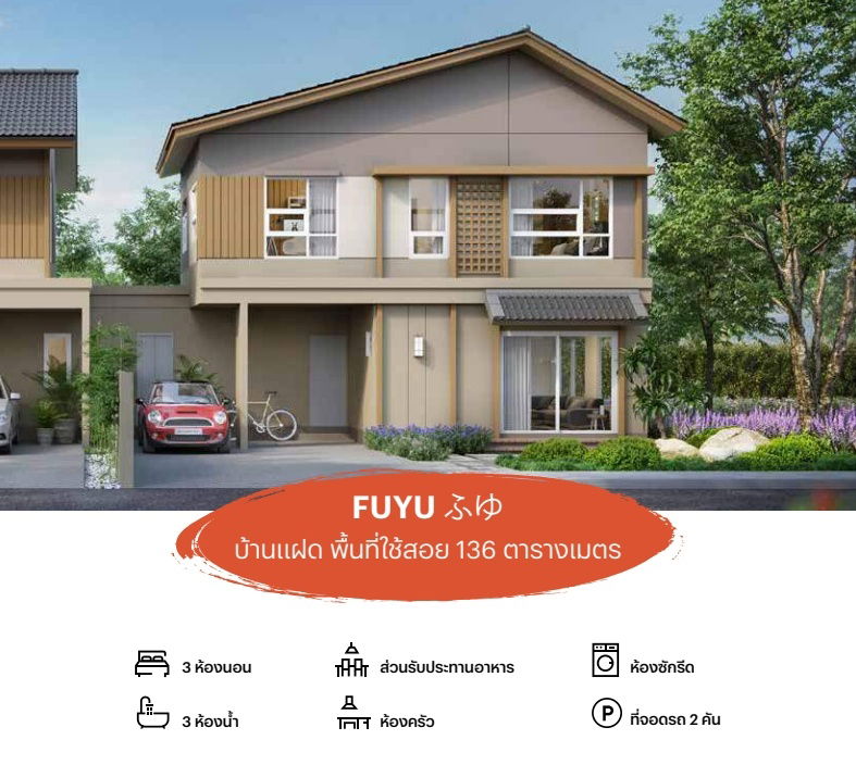 รูป บ้านแฝดสไตล์ญี่ปุ่นเปิดโซนใหม่  พิเศษ 5.39 ทำเลดีที่สุด! ติดถนนใหญ่! ใกล้ทางด่วน!  โครงการอณาสิริ ติวานนท์-ศรีสมาน By SANSIRI - รูปที่ 2/19