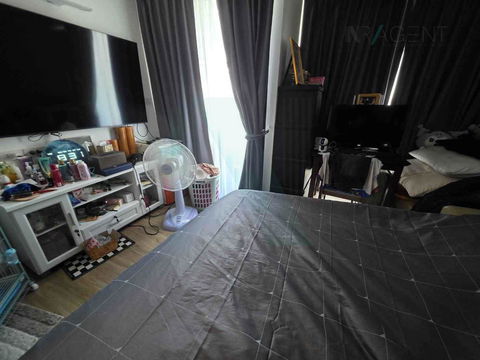 🔺 For Rent Condo CYBIQ RATCHADA 32 Building I, Floor 4,1 bed room, Room size 25 sqm