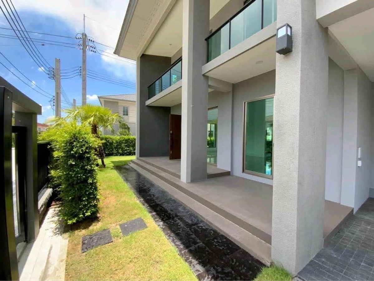 รูป ให้เช่าบ้านเดี่ยว 2 ชั้น หรูใหม่ [เดอะปาล์ม บางนา วงแหวน] หลังมุม ใกล้สวนและสโมสร - รูปที่ 13/18