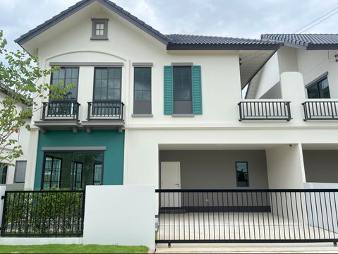 บ้านแฝดโซนใหม่ **แปลงมุมกลับรถ โซนส่วนตัว หน้าบ้านไม่ชนใคร**