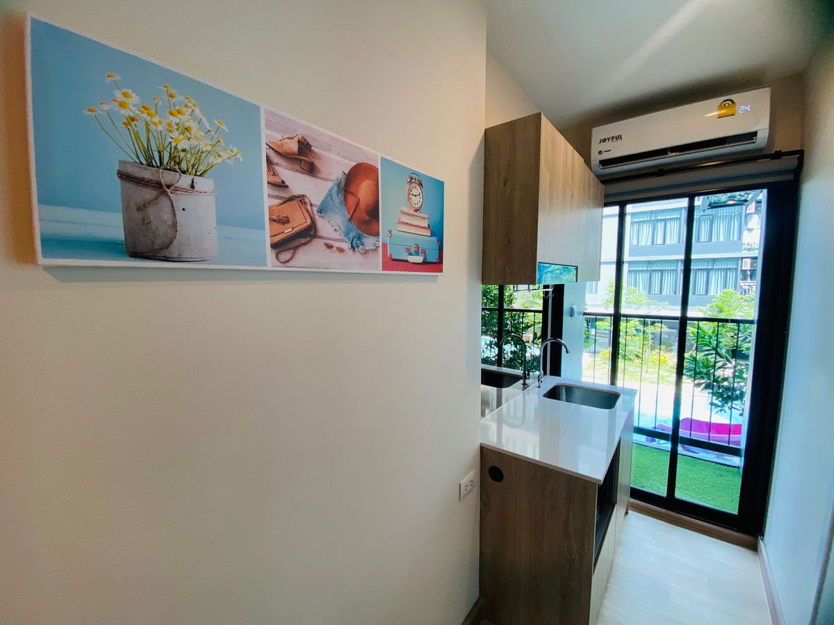 รูป ขาย999,000(ฟรีโอน)The Indeed Condo Grand Canal “อิน ดิ๊ด วัดศรี,บ้านเก่านิคมอมตะ เครื่องใช้ไฟฟ้าพร้อมอยู่ วิวสระชั้น 2 โทร/ไลน์ไอดี 0801614008 k.เจมส์  - รูปที่ 9/20