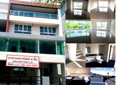 อาคารพาณิชย์ให้เช่า : !!!!ด่วน !!!!ให้เช่า Home Office อาคาร 4 ชั้น ทำเลดีมาก ใกล้สนามบินสุวรรณภูมิ 