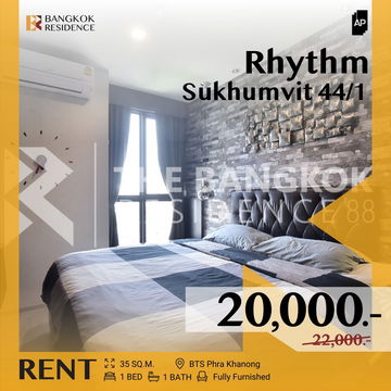 Rhythm Sukhumvit 44/1 🌟 Newly renovated unit, fully furnished! Near BTS Phra Khanong