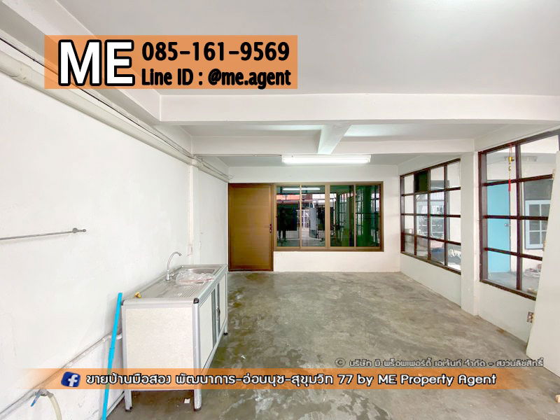 รูป ให้เช่า ทาวน์เฮ้าส์ 2 ชั้น ซอยอ่อนนุช 48 เฟอร์นิเจอร์ครบ ใกล้ MRT – สถานีศรีนุช และใกล้ BTS – สถานีอ่อนนุช โทร 064-954-9619 (RTE12-16) - รูปที่ 8/12