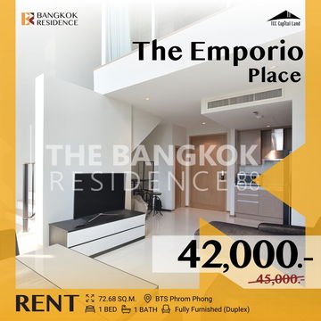 Luxury Duplex ✨ The Emporio Place, Fully furnished and move-in ready 🌟 Near BTS Phrom Phong