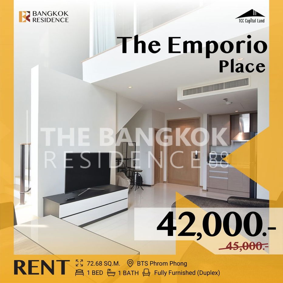 picture Luxury Duplex ✨ The Emporio Place, Fully furnished and move-in ready 🌟 Near BTS Phrom Phong - 1/13