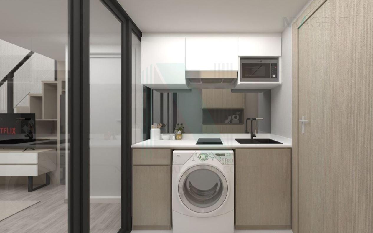 picture For Rent Condo ORIGIN PLUG & PLAY RAMKHAMHAENG TRIPLE STATION Building 1, Floor 14,Duplex, Room size 36.00 sqm - 7/8