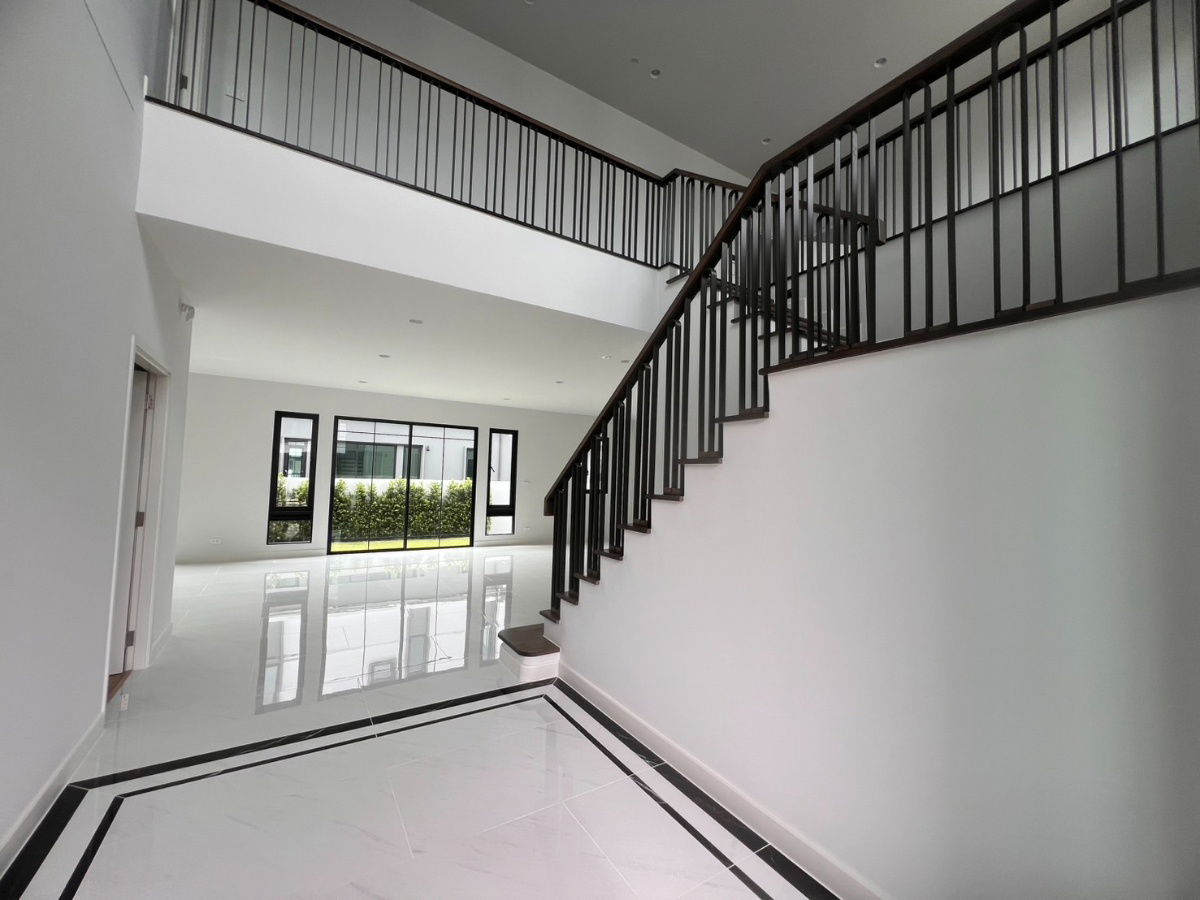 picture Modern Art Deco style house, luxury house, Ramintra zone, detached house 100 square meters. - 3/7