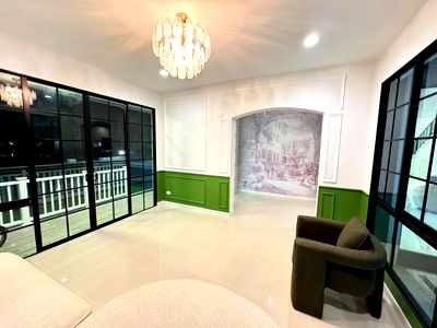 เช่าบ้านเดี่ยว เขตคลองสามวา : [RENT] HSW0004  บ้านเดี่ยว บุราสิริ ปัญญาอินทรา ( Burasiri Panya Indra )     (แอดไลน์มี @นำหน้า LINE ID :  @056qhbtt)
