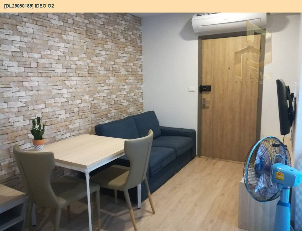 รูป DL25080185 ให้เช่าคอนโด ไอดีโอ โอทู (IDEO O2) ใกล้ BTS บางนา พร้อมเข้าอยู่ โทรด่วน 0638692663 LineID @655ebbvc - รูปที่ 2/7