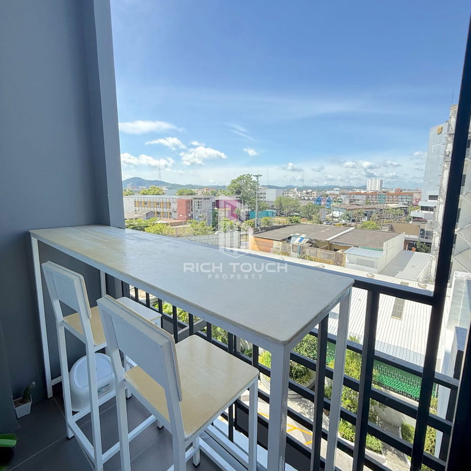 รูป Plus Connect hatyai ให้เช่า ทิศใต้ วิวสระว่ายน้ำ ห้องเพดานสูง 3 M.ชั้น 5 - รูปที่ 7/10