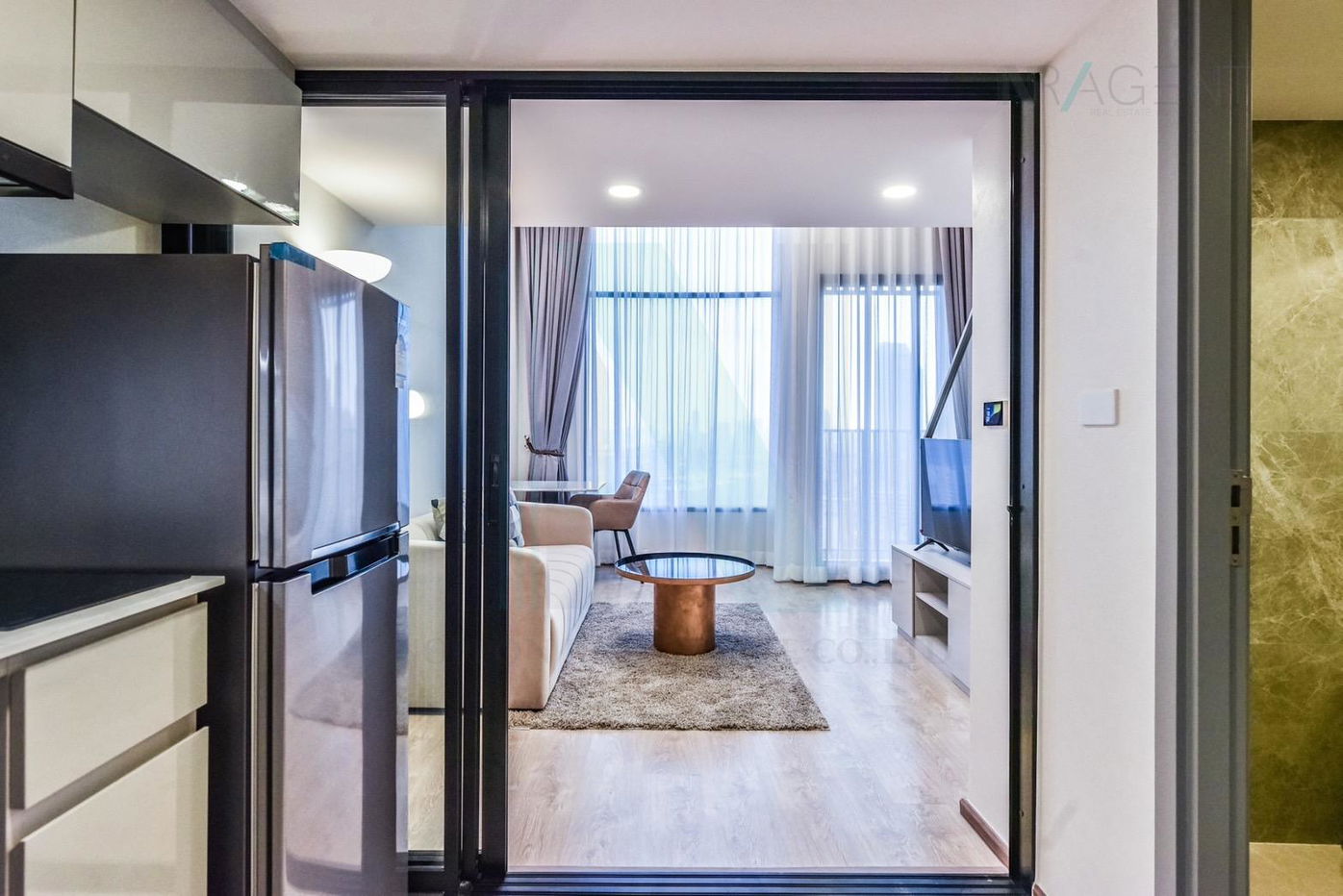 รูป 📌 ให้เช่าคอนโด โซโห​ แบงค็อก​ รัชดา อาคาร 1 ชั้น 19 Duplex ขนาด 38.00 ตรม ใกล้ MRT ห้วยขวาง - รูปที่ 6/8