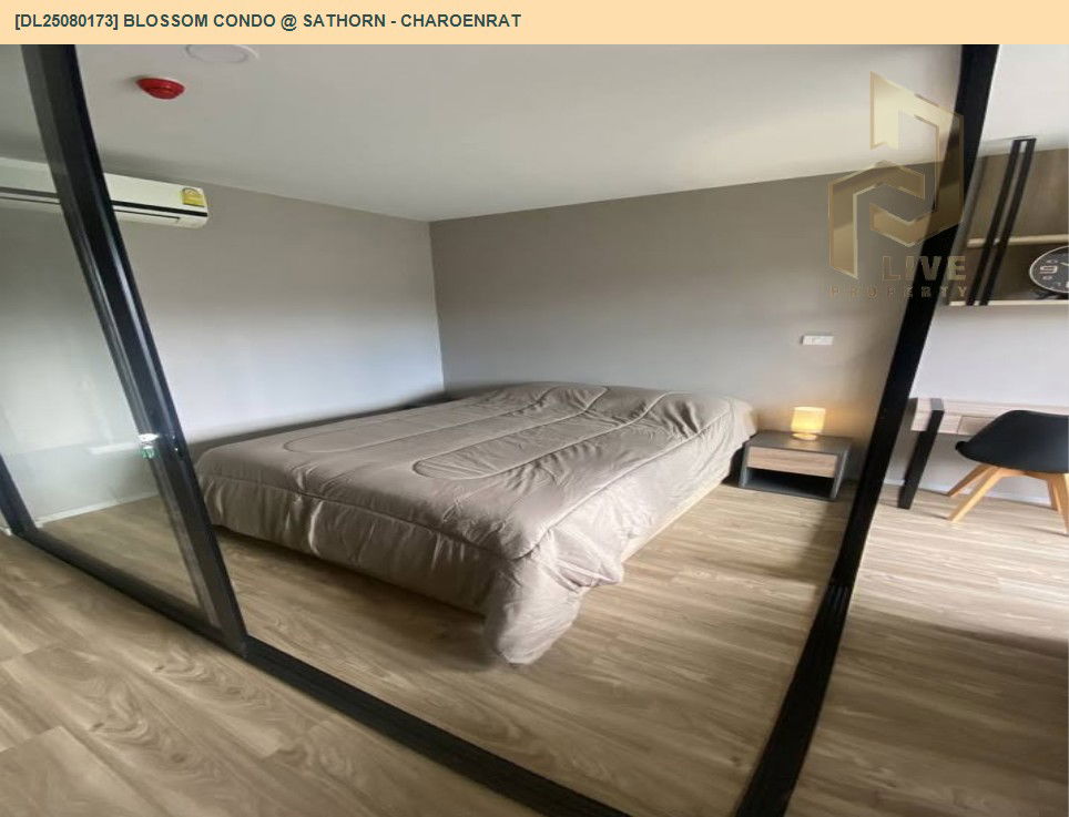 picture MDL25080173 Condo for rent, Blossom Condo @ Sathorn - Charoenrat near BTS Surasak, ready to move in, call urgently 0656133286 LineID @534wlwof - 3/16