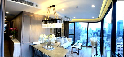 Condos for rent Sam Yan Market : For Rent - ASHTON Chula - Samyan , Super Luxury 2  bedrooms 1 bathroom
