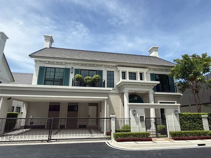 บ้านหรูพร้อมเฟอร์บิ้วอินครบ หน้าคลับเฮ้าส์ทำเลดีที่สุดในโครงการ ณรินสิริ กรุงเทพกรีฑา