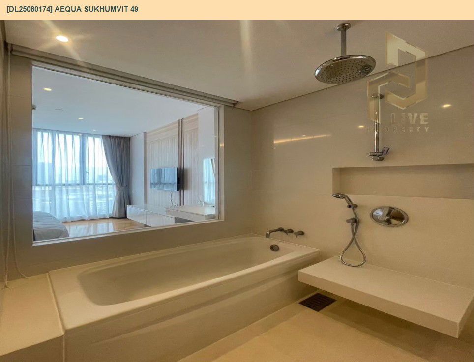 รูป MDL25080174 ให้เช่าคอนโด เอควา สุขมวิท 49 (Aequa Sukhumvit 49) ใกล้ BTS ทองหล่อ พร้อมเข้าอยู่ โทรด่วน 0638692663 LineID @534wlwof - รูปที่ 8/9