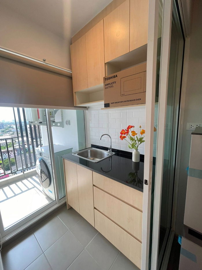 รูป ECH250726 ปล่อยเช่า : คอนโด Regent home bangna ใกล้ BTS บางนา เฟอร์เครื่องใช้ไฟฟ้าครบพร้อมอยู่ - รูปที่ 5/9