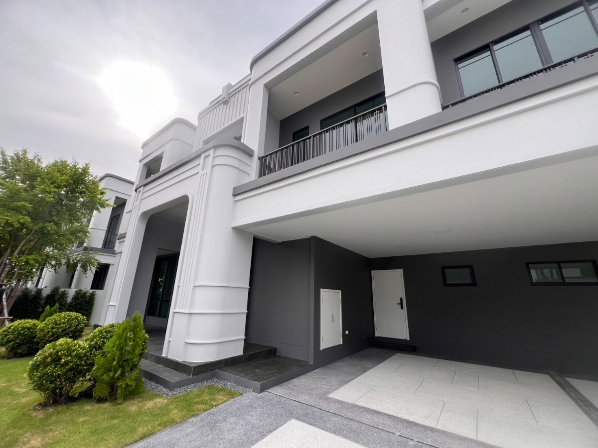 picture Modern Art Deco style house, luxury house, Ramintra zone, detached house 100 square meters. - 7/7