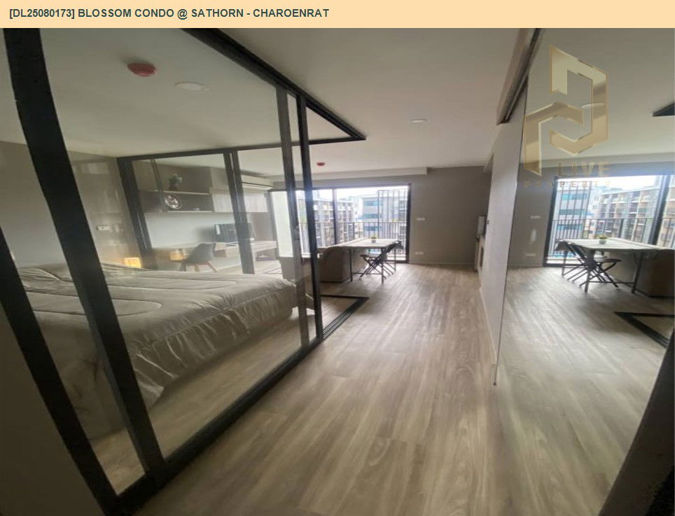 picture MDL25080173 Condo for rent, Blossom Condo @ Sathorn - Charoenrat near BTS Surasak, ready to move in, call urgently 0656133286 LineID @534wlwof - 7/16