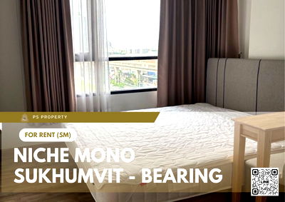 Condos for rent BTS Bearing : For rent 📍 Niche Mono Sukhumvit - Bearing 📍 near BTS Bearing, fully furnished and equipped with appliances