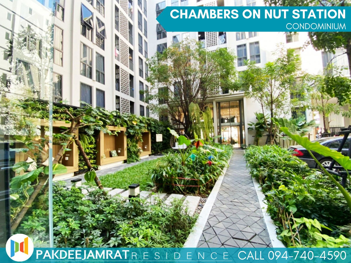 รูป 🅵🅾️🆁 🆁🅴🅽🆃  CHAMBERS On Nut Station 1 ห้องนอน 1 ห้องน้ำ  ขนาด 28 ตร.ม. 14,500 บาท / เดือน - รูปที่ 9/11