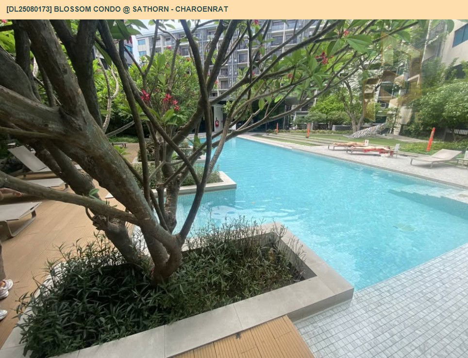 picture DL25080173 Condo for rent, Blossom Condo @ Sathorn - Charoenrat near BTS Surasak, ready to move in, call urgently 0656133286 LineID @534wlwof - 16/16