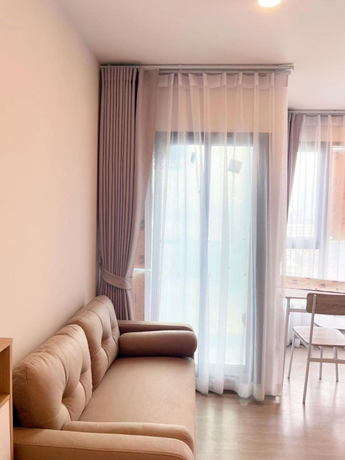 picture ✨ Washing machine included. Aspire Sukhumvit - Rama 4 Condo, 27 sq m, 9th floor, only 15,000 baht. 🏡💖 - 7/10