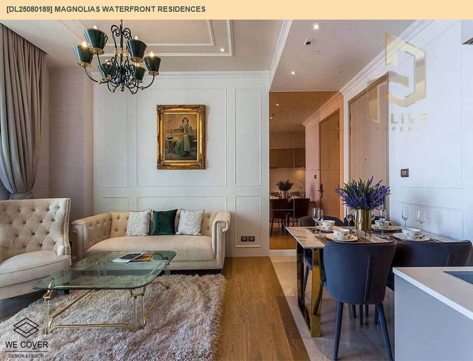 picture DL25080189 Condo for rent, Magnolias Waterfront Residences near BTS Saphan Taksin, ready to move in, call urgently 0656133286 LineID @655ebbvc - 2/9