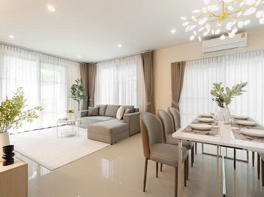 picture FOR RENT SETTHASIRI PATTANAKARN / 4 bedrooms 3 bathrooms / 62 Sqw. 200 Sqm. **85,000** CORNER HOUSE. CLOSE TO SUANLUANG R.9 PARK - 2/16