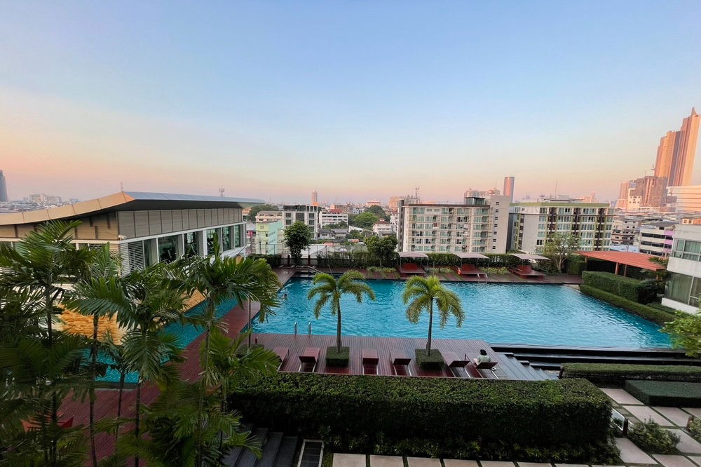 รูป 🔥 สำหรับเช่า !! 🔥 Code C20221204575..........Q House Condo Sathorn , 1 ห้องนอน, 1 ห้องน้ำ, วิวสระ, แต่งครบ, พร้อมเข้าอยู่ 📣📣 - รูปที่ 6/6