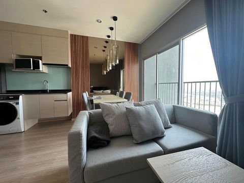 For Rent NOBLE REVOLVE RATCHADA Fully Furnished (Near MRT Thailand Cultural Centre Station)