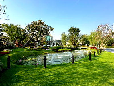 บ้านเดี่ยว เขตทวีวัฒนา : Saransiri grande พุทธมณฑล สาย3 บ้านเดี่ยว 100 ตรว. บนพื้นที่สีเขียวจากแสนสิริ